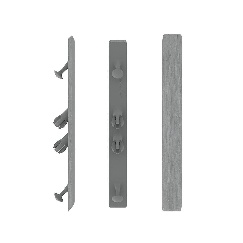 A single green leaf against a white background.