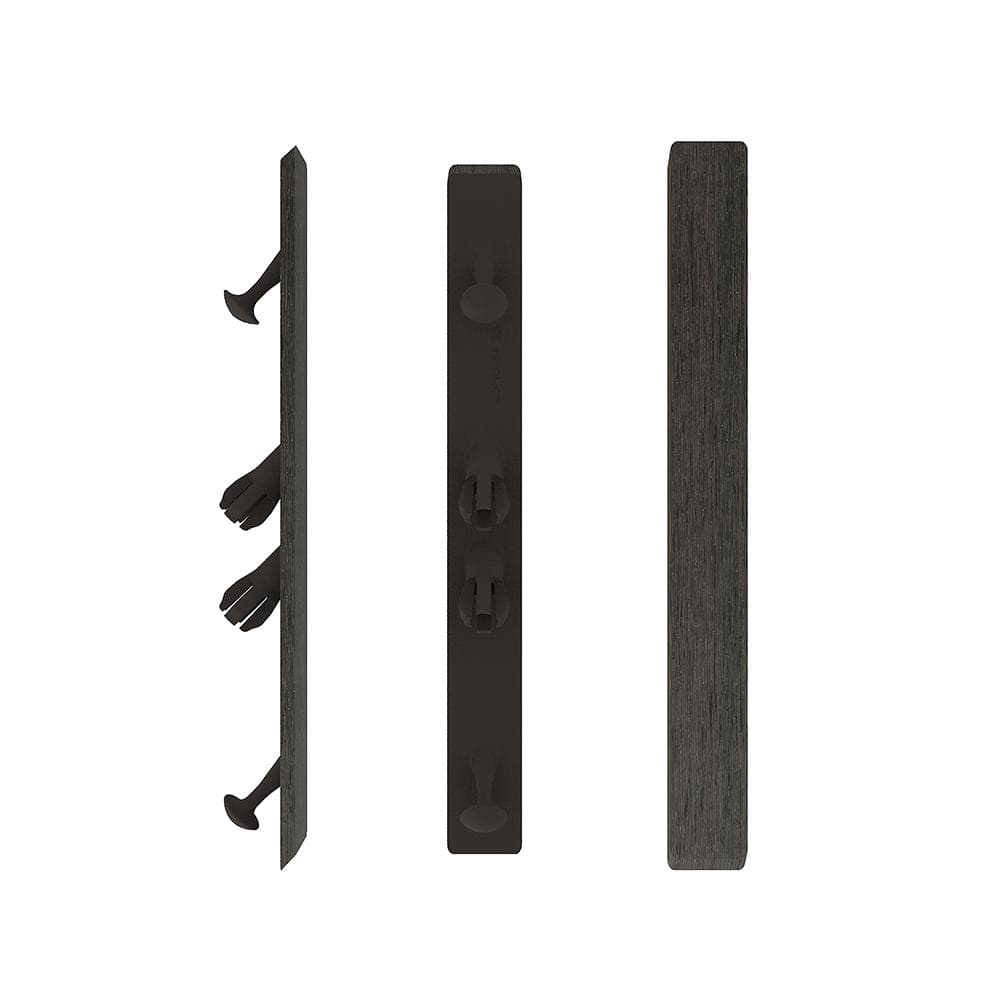 A single green leaf against a white background.