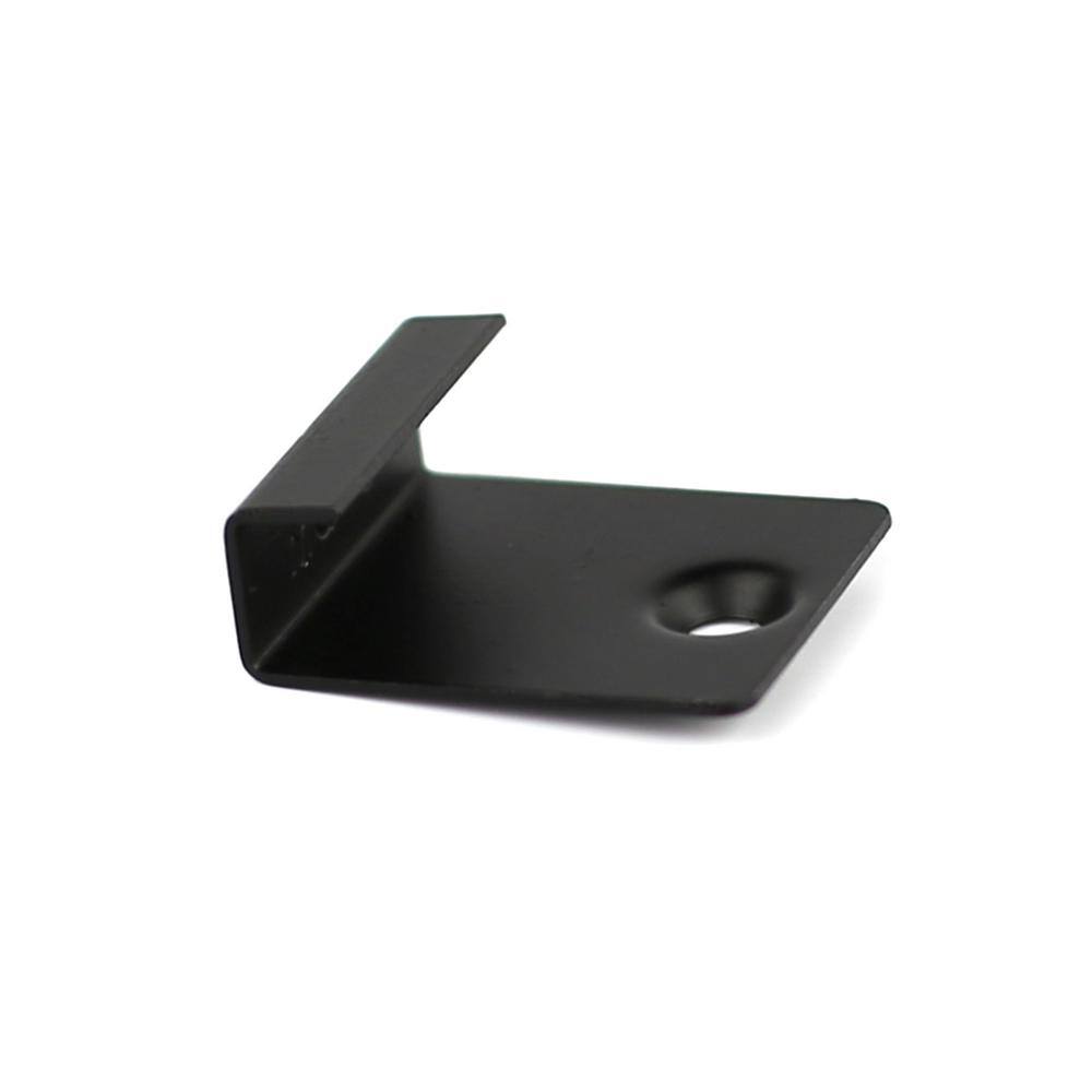 A single green leaf against a white background.