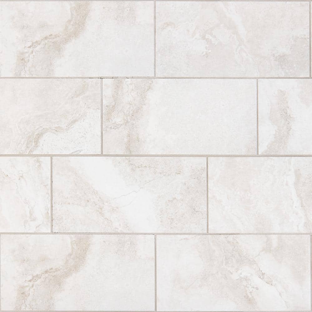 Daltile Canyon Gate Oyster White Matte 12 in. x 24 in. Glazed