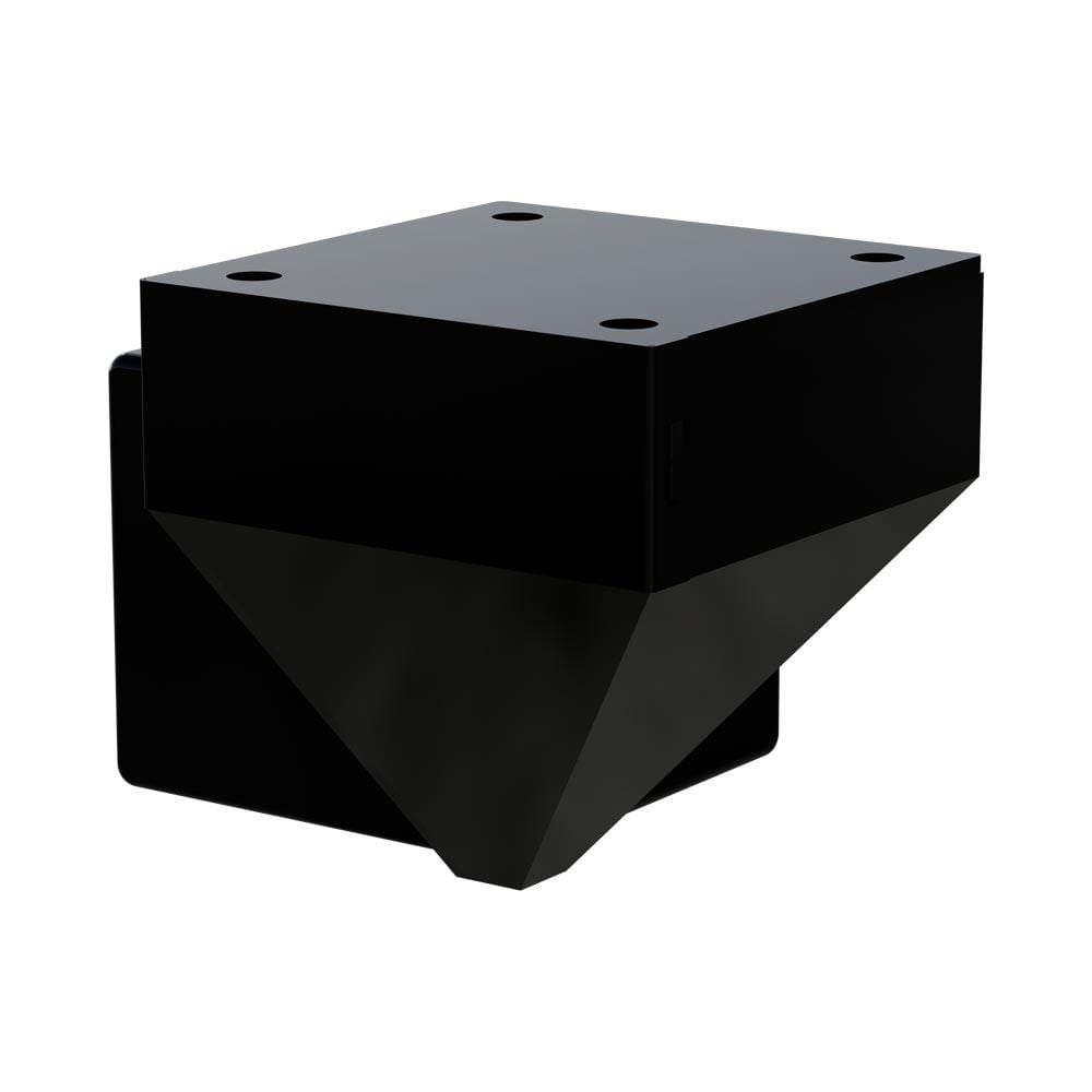 A single green leaf against a white background.