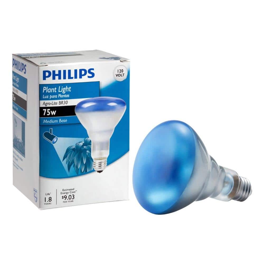 philips led plant grow light Philips 75-Watt BR30 Incandescent Agro Plant Grow Flood Light Bulb – Super  Arbor