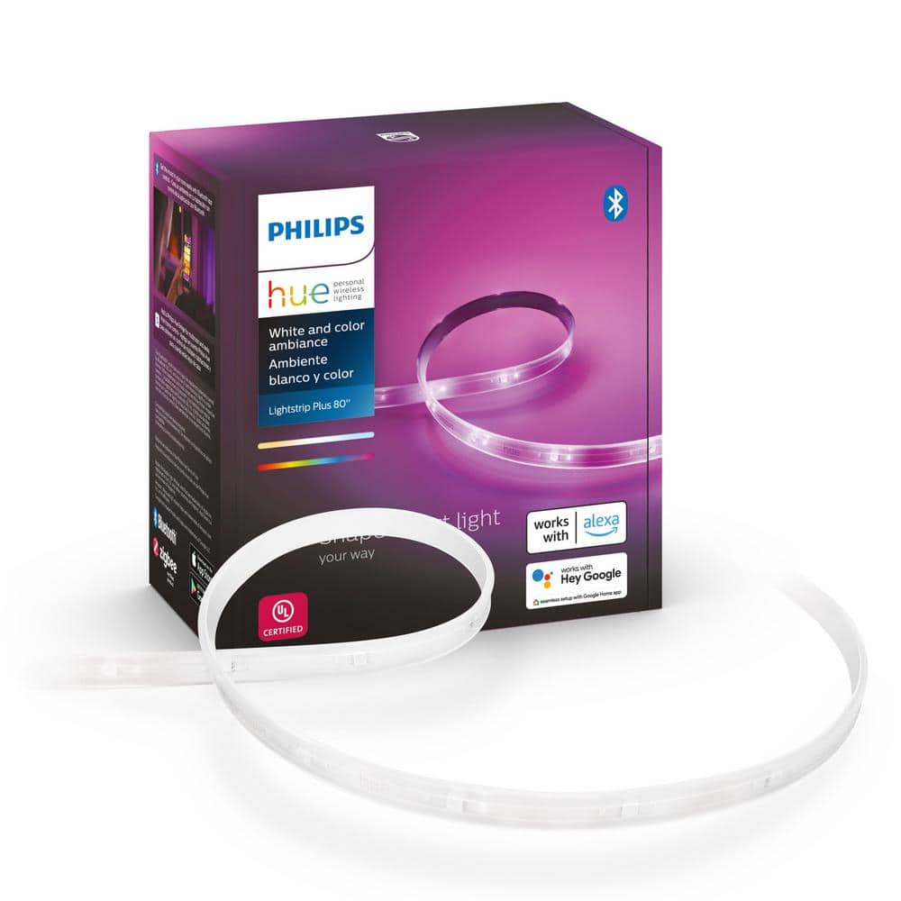 Philips Hue White and Color Ambiance Lightstrip Plus Smart LED