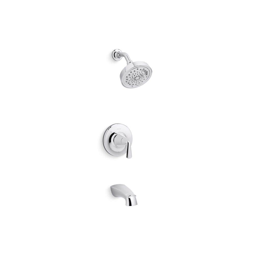 A single green leaf against a white background.