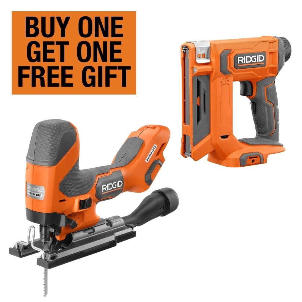 RIDGID 18V Cordless 2Tool Combo Kit with Brushless Barrel