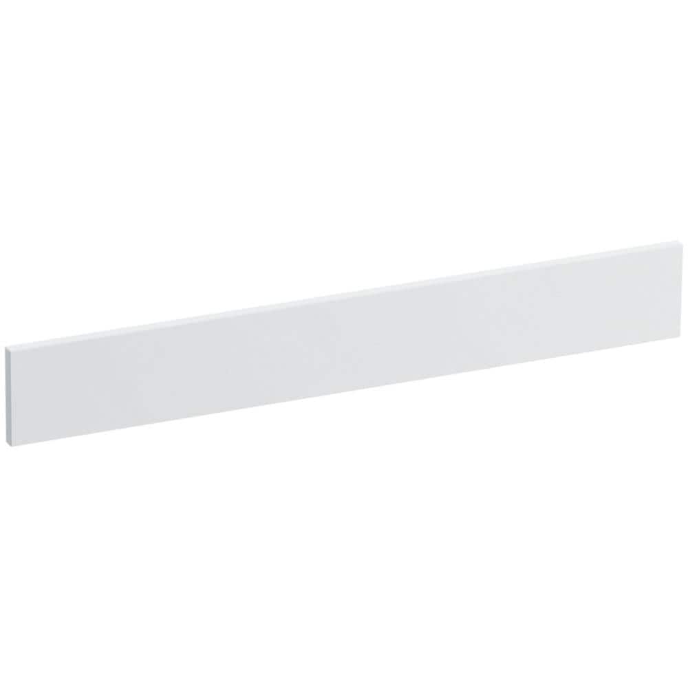 KOHLER Solid/Expressions 25 in. Solid Surface Vanity Backsplash in Whi ...