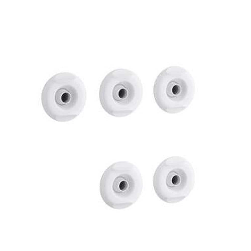 A single green leaf against a white background.