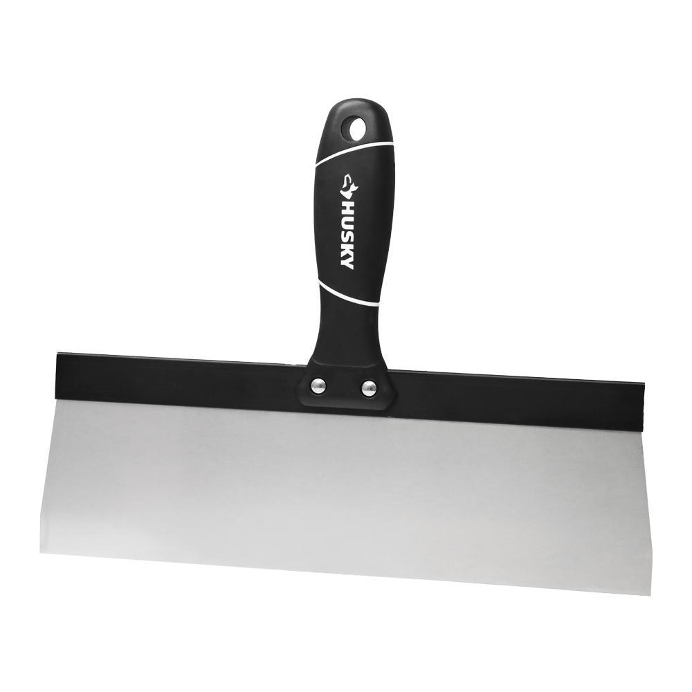 12 in. Stainless Steel Taping Knife with Soft Grip Handle Super Arbor