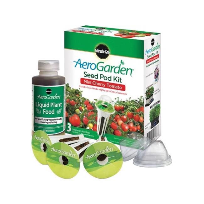 Miracle-Gro AeroGarden Mighty Mini Tomato Seed Pod Kit (3-Pod)  Super Arbor