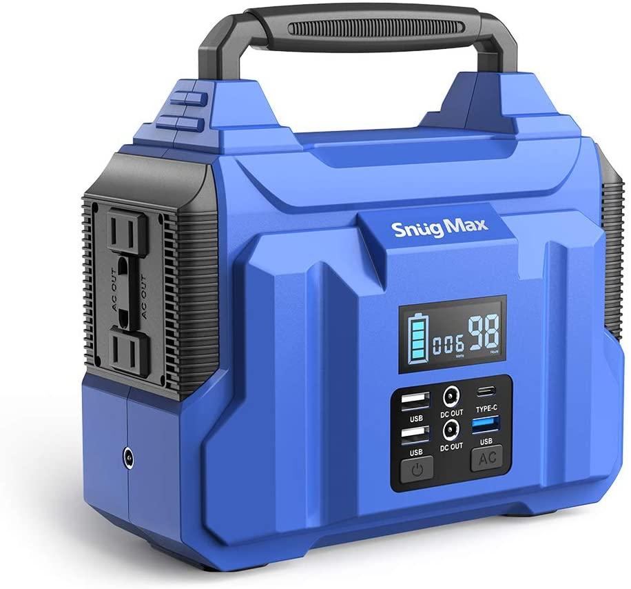 SNUGMAX Vickers 200 Portable Power high quality Station with 222Wh Backup Lithium Battery, So