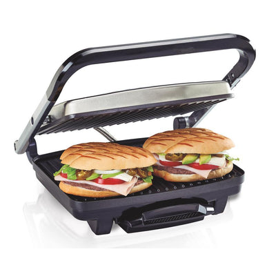 Stainless Steel Panini Press and Indoor Grill - Super Arbor