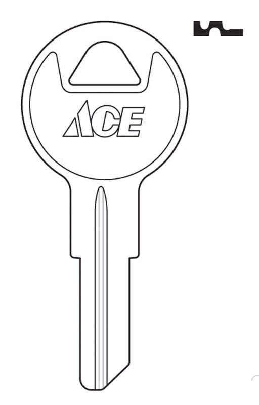 Ace House/Office Key Blank Single For Yale Locks Super Arbor