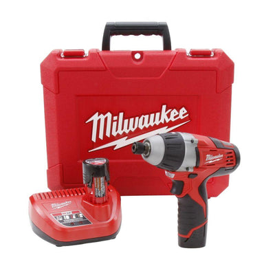 M12 12-Volt Lithium-Ion Cordless 1/4 in. Hex No-Hub Driver Kit W/ (2) 1.5Ah Batteries & Hard Case - Super Arbor