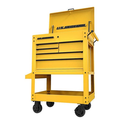 30 in. 5 Drawer Yellow Mechanic's Cart