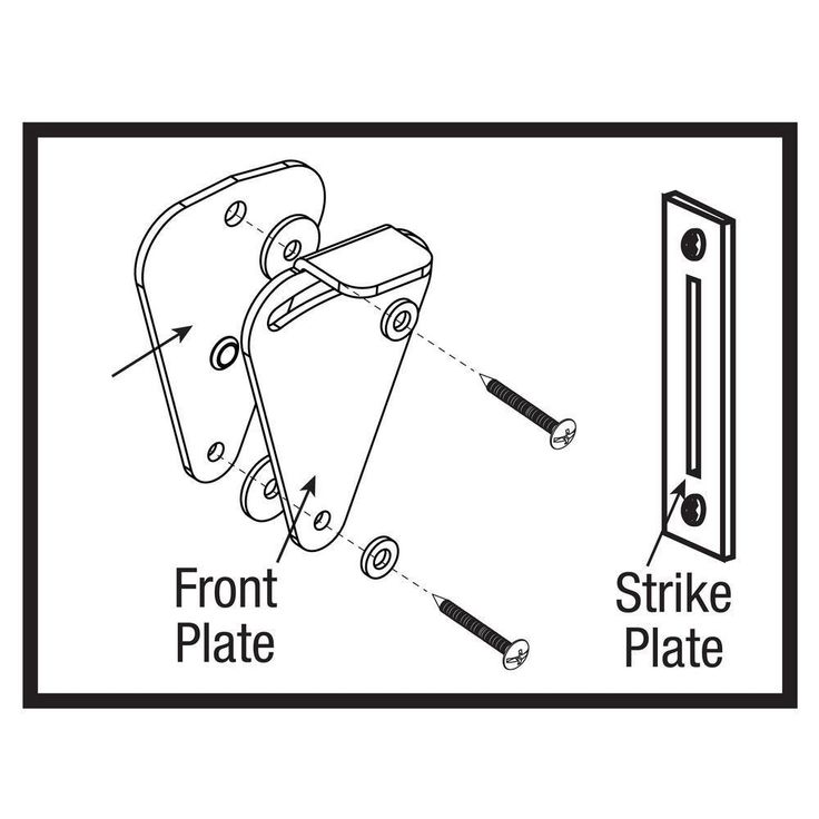 Everbilt Oil Rubbed Bronze Sliding Door Lock