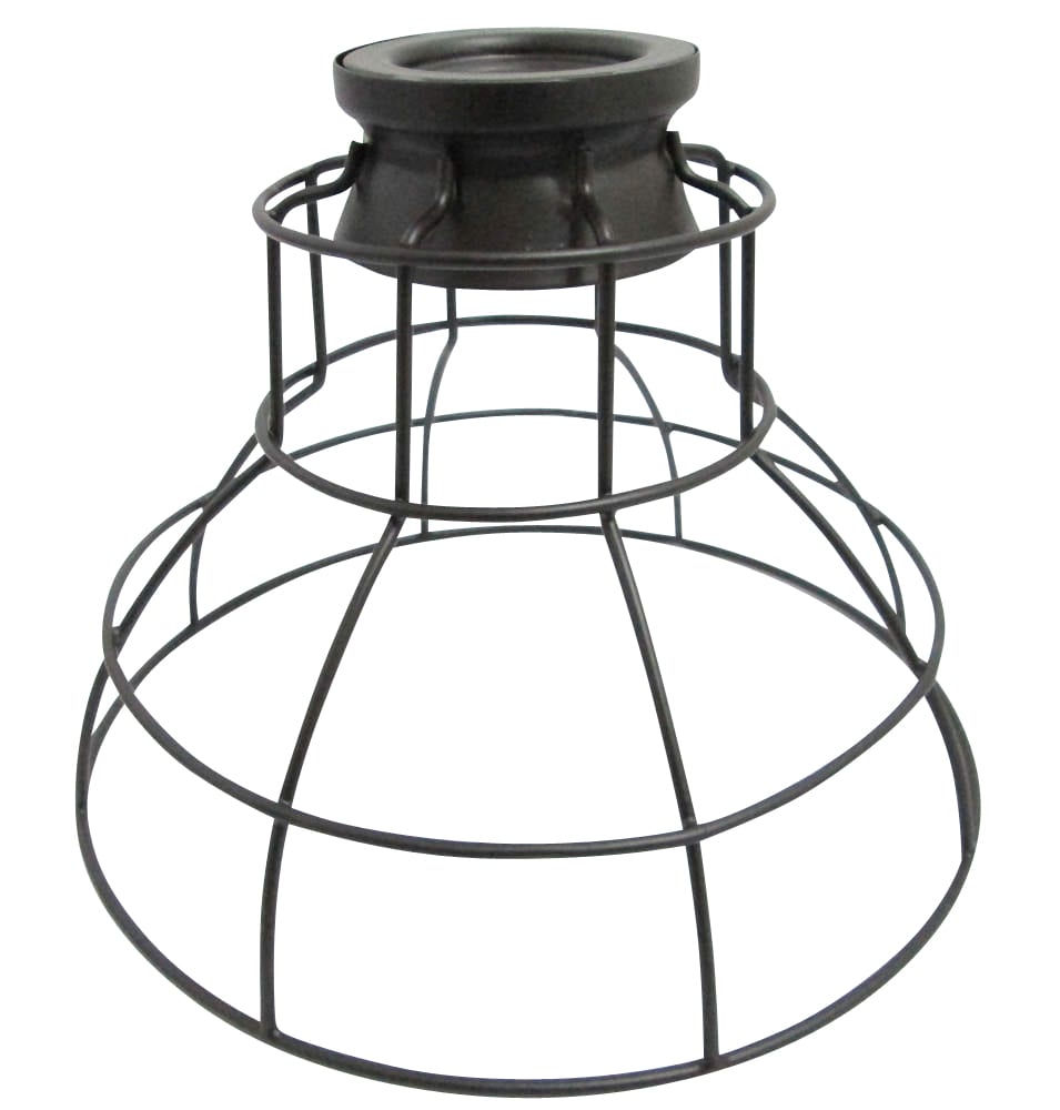Portfolio Ravensport 6.75-in H x 8.5-in W French Bronze Wire Cage Pendant Light Shade