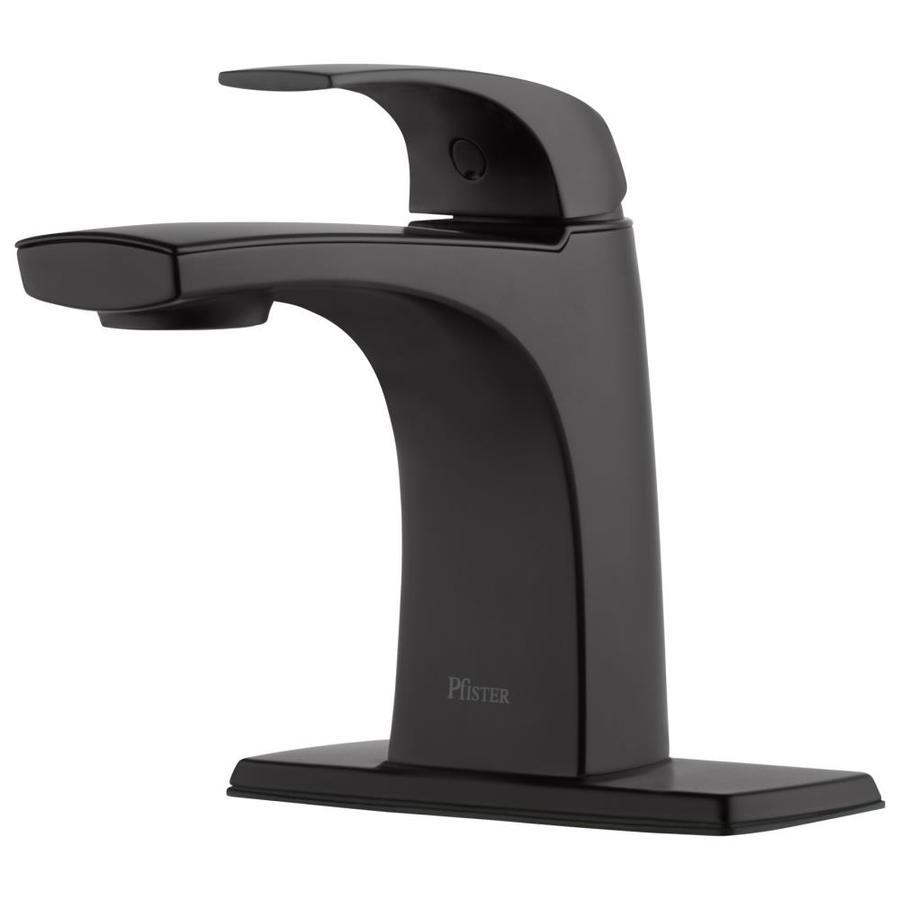 Pfister Karci Spot Defense Brushed Nickel 1-handle Single Hole WaterSense Bathroom Sink Faucet with Drain - Super Arbor