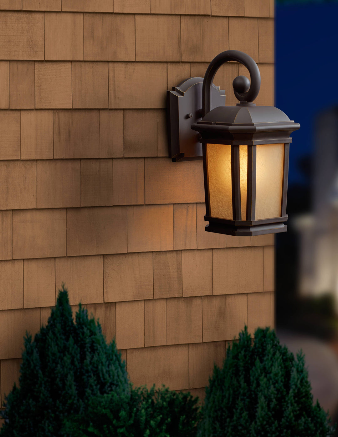 Quoizel Corrigan 13.25-in H Bronze Medium Base (E-26) Outdoor Wall