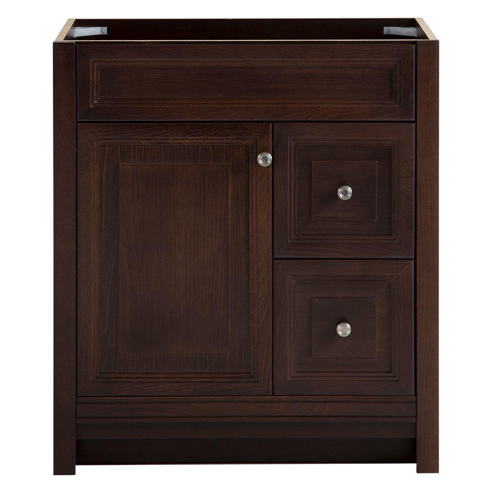 Brinkhill 48 in. W x 34 in. H x 22 in. D Bath Vanity Cabinet Only in Cognac - Super Arbor