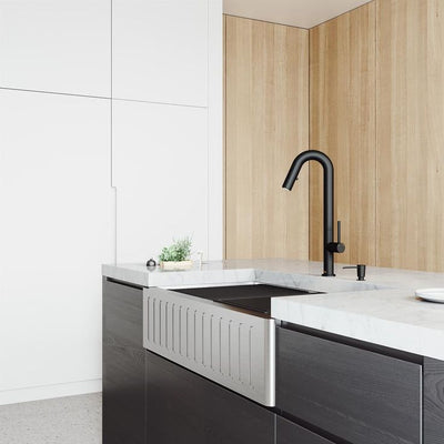 Oxford Stainless Steel 36 in. Double Bowl Slotted Farmhouse Apron-Front Workstation Kitchen Sink with Accessories