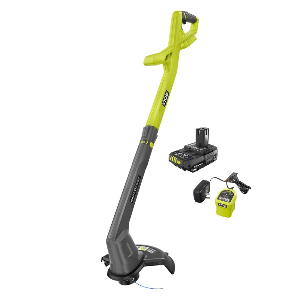 RYOBI Reconditioned ONE+ 18V Lithium-Ion Cordless String Trimmer/Edger ...