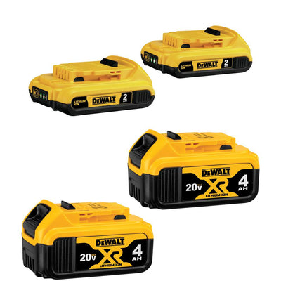 20-Volt MAX Lithium-Ion Battery Pack (4-Pack) - Super Arbor