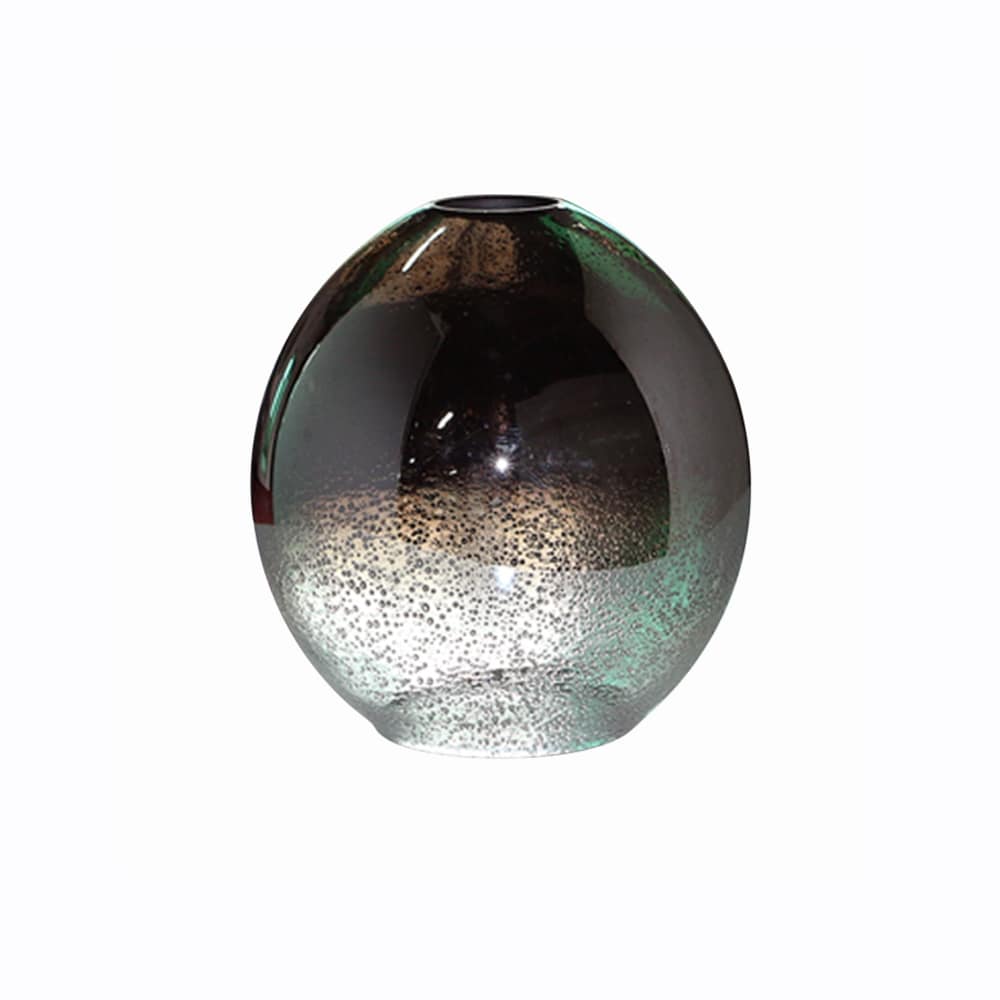 Portfolio 7.5-in H x 7-in W Smoke Ombre Tinted Glass Globe Pendant Light Shade