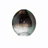 Portfolio 7.5-in H x 7-in W Smoke Ombre Tinted Glass Globe Pendant Light Shade