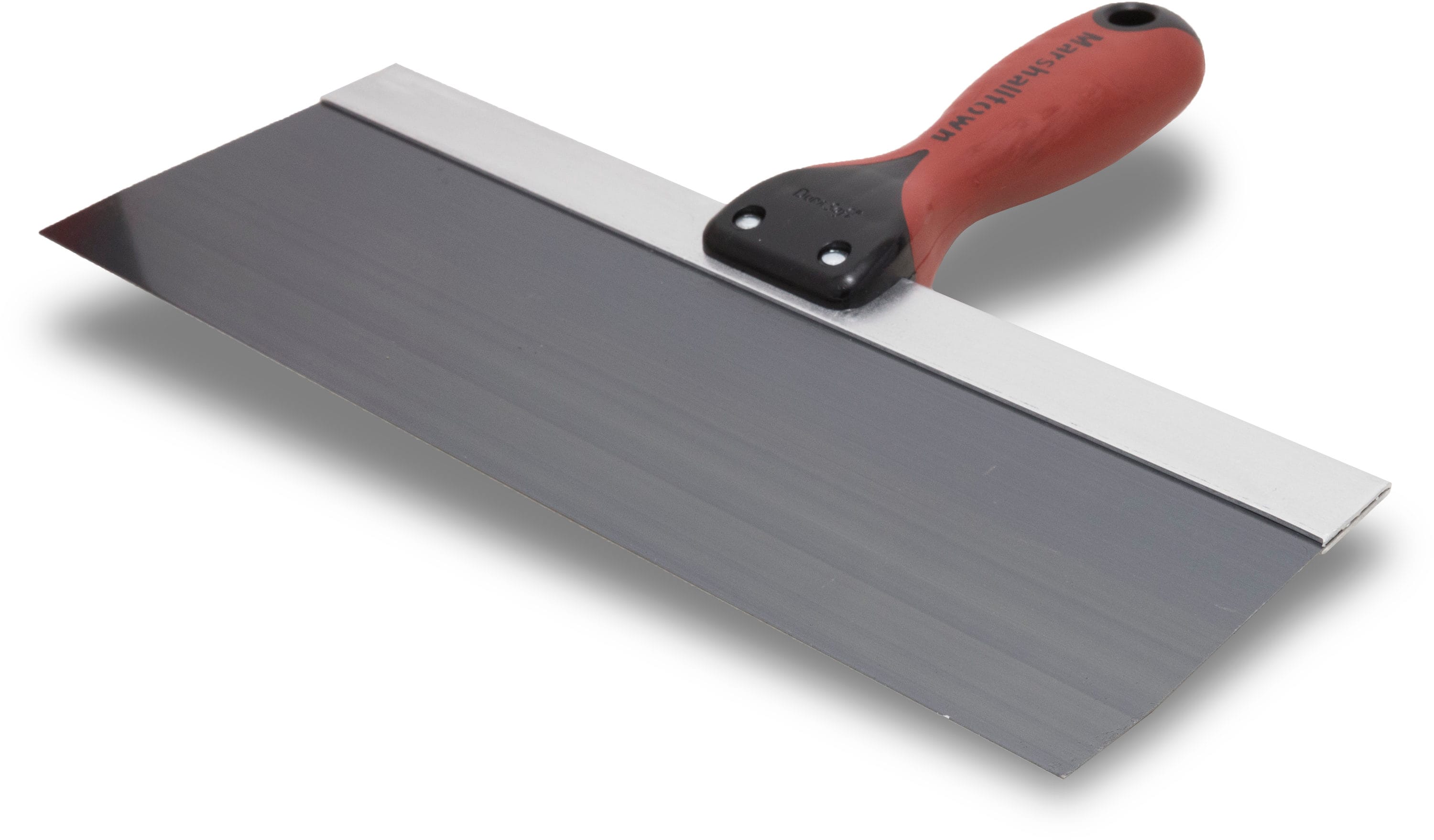 A single green leaf against a white background.