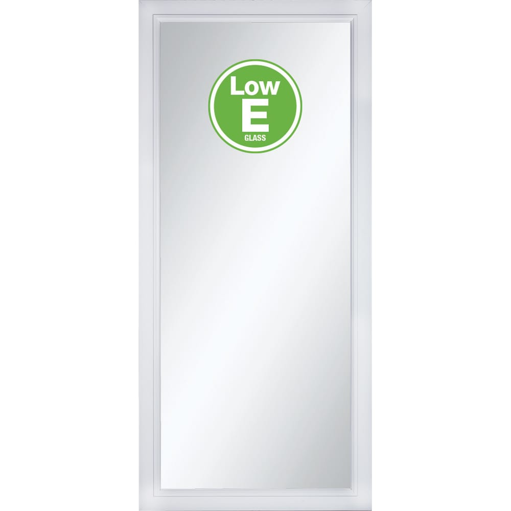 Pella Select 36-in x 81-in White Full-View Aluminum Storm Door