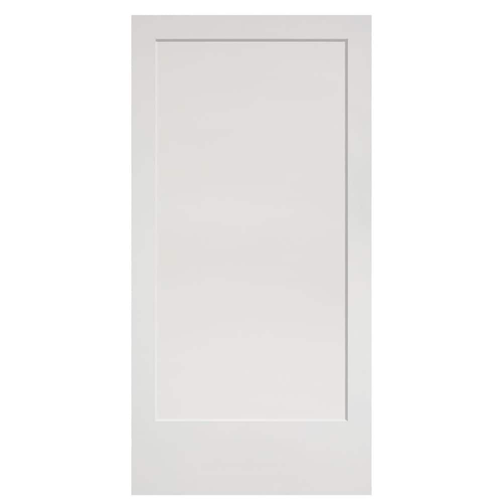 Masonite Traditional 42-in x 84-in 1-Panel Primed MDF Single Barn Door