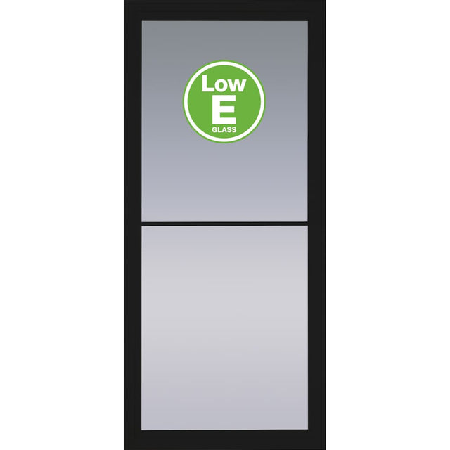 Pella Rolscreen 32-in x 81-in Black Full-view Retractable Screen Aluminum Storm Door