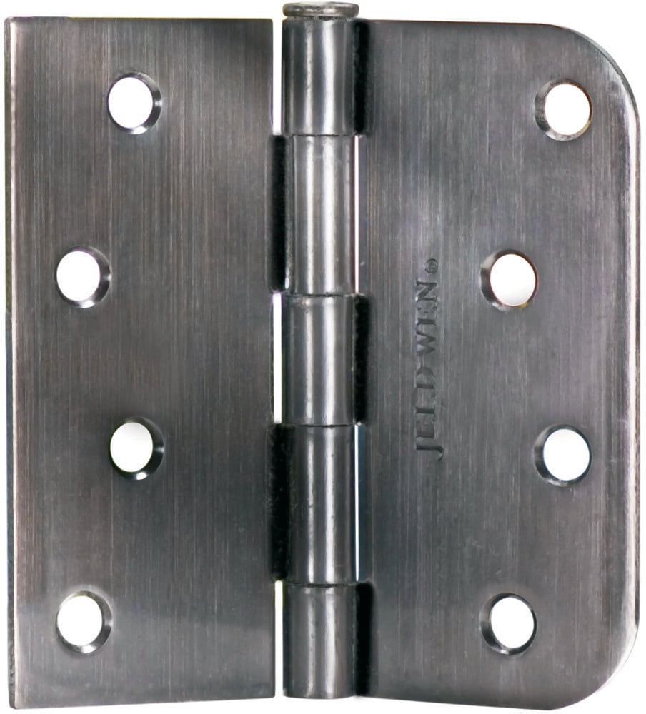 JELD-WEN Radiant Star 36-in x 80-in Steel Half Lite Right-Hand Inswing Primed Prehung Single Front Door