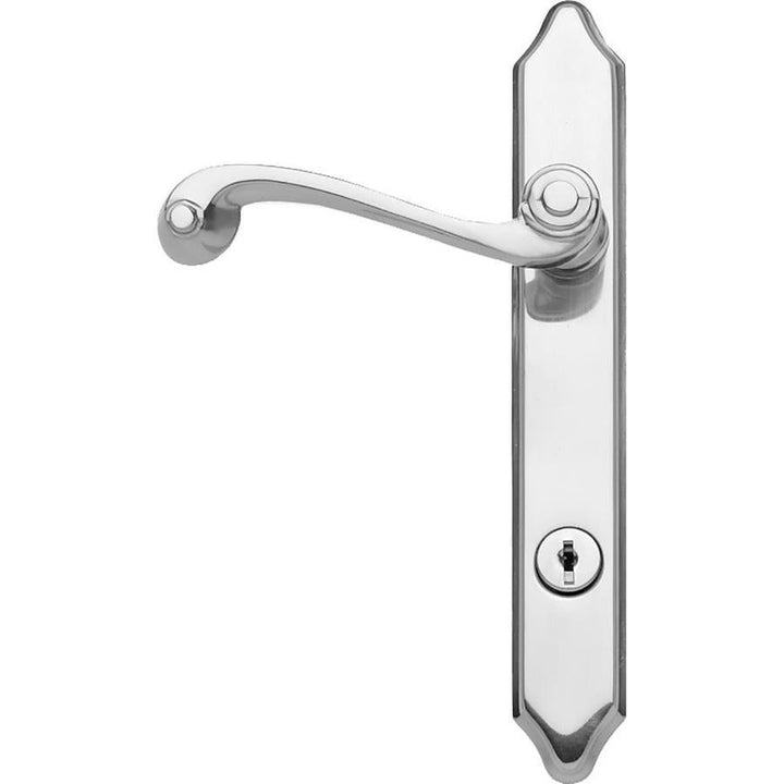 LARSON NuVent 36-in x 81-in Brown Full-View Aluminum Storm Door