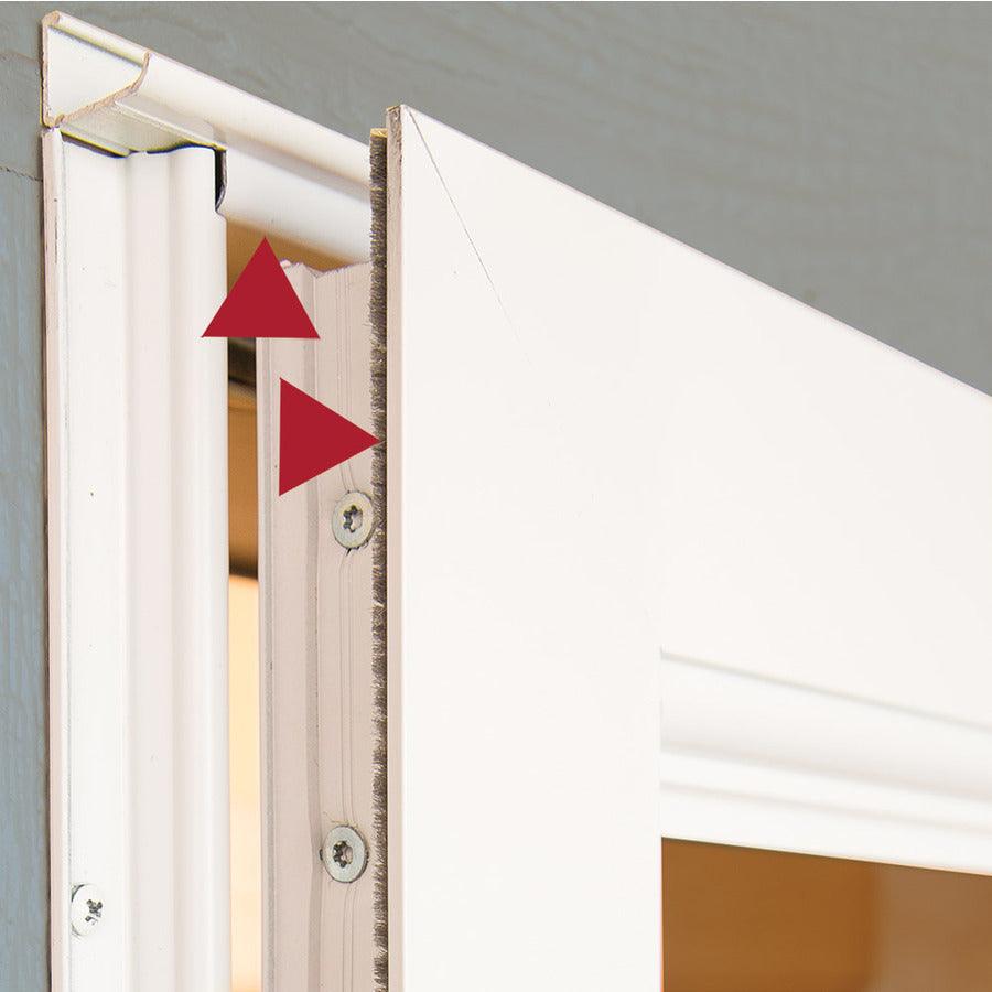 LARSON Signature Classic 36-in x 81-in White Full-View Aluminum Storm Door - Super Arbor