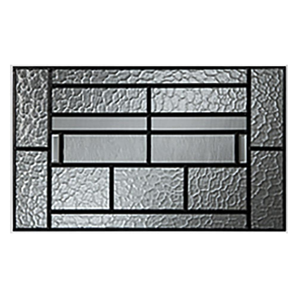 JELD-WEN Pembrook 36-in x 80-in Steel Craftsman Left-Hand Inswing Primed Prehung Single Front Door