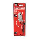 CRAFTSMAN 3/4-in 1-Blade Folding Retractable Utility Knife, Spring-Assist, Push-Button Blade Change
