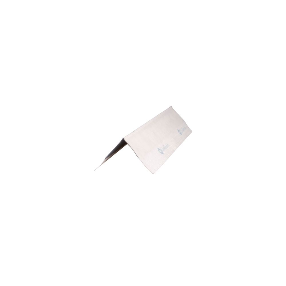 A single green leaf against a white background.