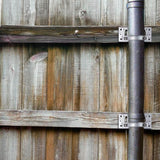 Everbilt Chain Link Fence Adjustable 2-3/8 in. Galvanized Steel Wood-Adaptor Clamp