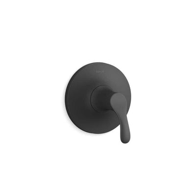 KOHLER Simplice 1-Handle Valve Handle Trim in Matte Black (Valve Not Included)