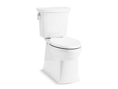 KOHLER Corbelle 12 in. Rough In 2-Piece 1.28 GPF Single Flush Elongated Toilet in White Seat Not Included