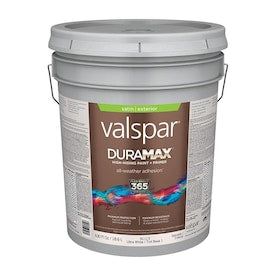 Valspar Duramax Base 1 Satin Exterior Paint (Actual Net Contents: 630-fl oz)