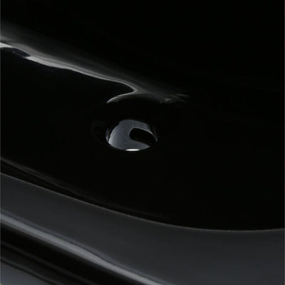 Foremost Structure Suite 20-5/80 in. Pedestal Sink Basin in Black