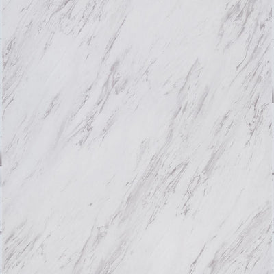 TrafficMASTER Carrara Marble 12 in. x 24 in. Peel and Stick Vinyl Tile (20 sq. ft. / case)