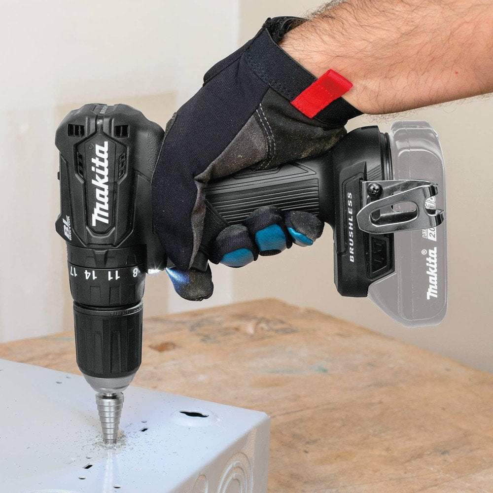 Makita 18V LXT Lithium‑Ion Sub‑Compact Brushless Cordless 1/2 in. Hammer Driver‑Drill (Tool Only)