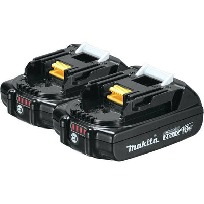 18-Volt LXT Lithium-Ion Compact Battery Pack 2.0Ah with Fuel Gauge (2-Pack)