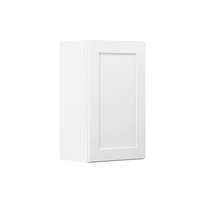 Shaker Ready To Assemble 18 in. W x 30 in. H x 12 in. D Plywood Wall Kitchen Cabinet in Denver White Painted Finish