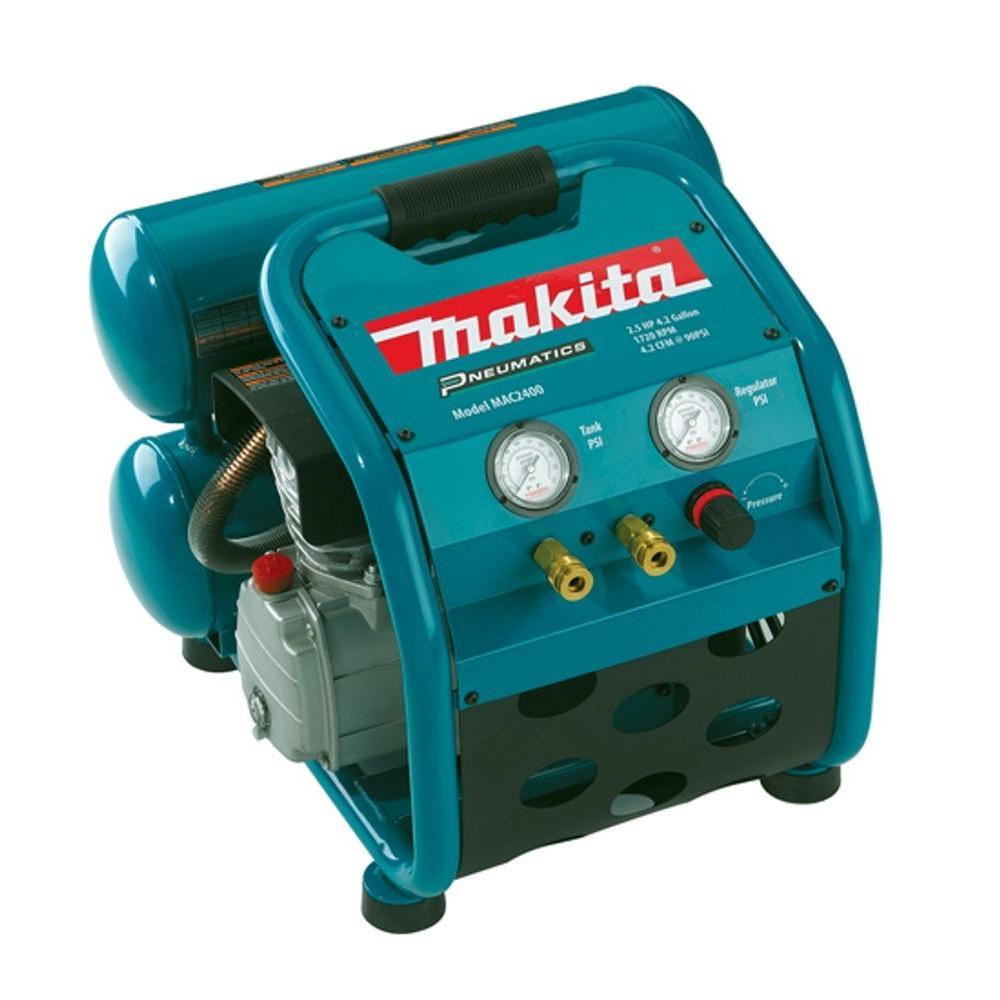 4.2 Gal. 2.5 HP Portable Electrical 2-Stack Air Compressor – Super Arbor