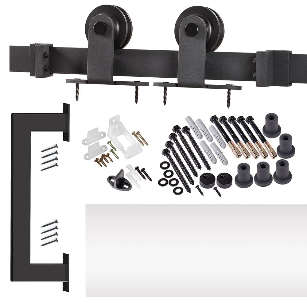 Masonite Traditional 36-in x 84-in Primed MDF Single Barn Door