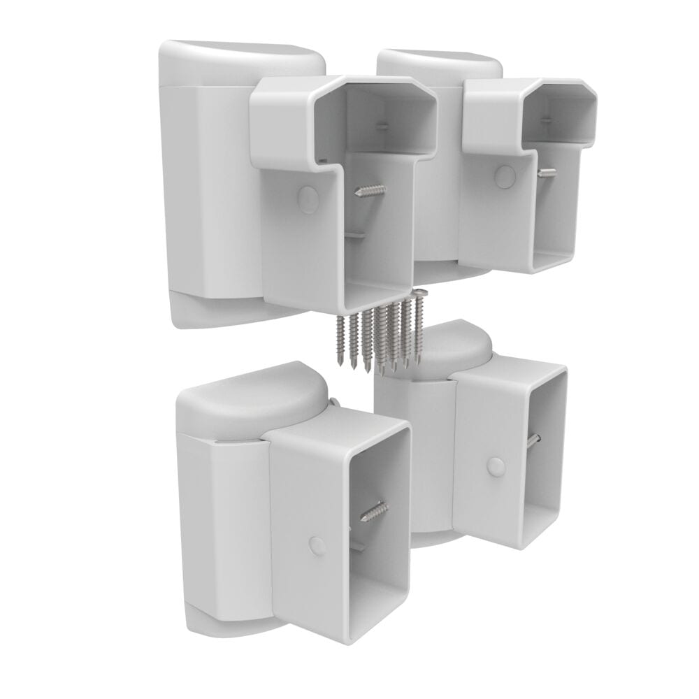 A single green leaf against a white background.